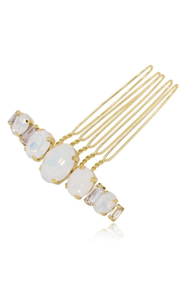 Brides & Hairpins Elula Opal Comb in Gold Cover