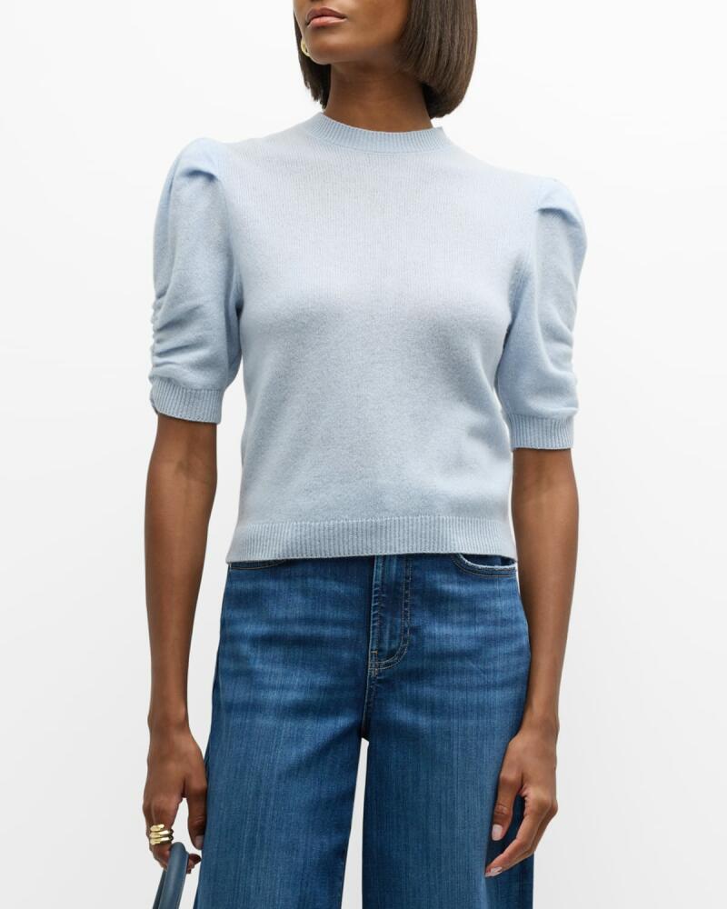 FRAME Ruched Cashmere Sweater Cover