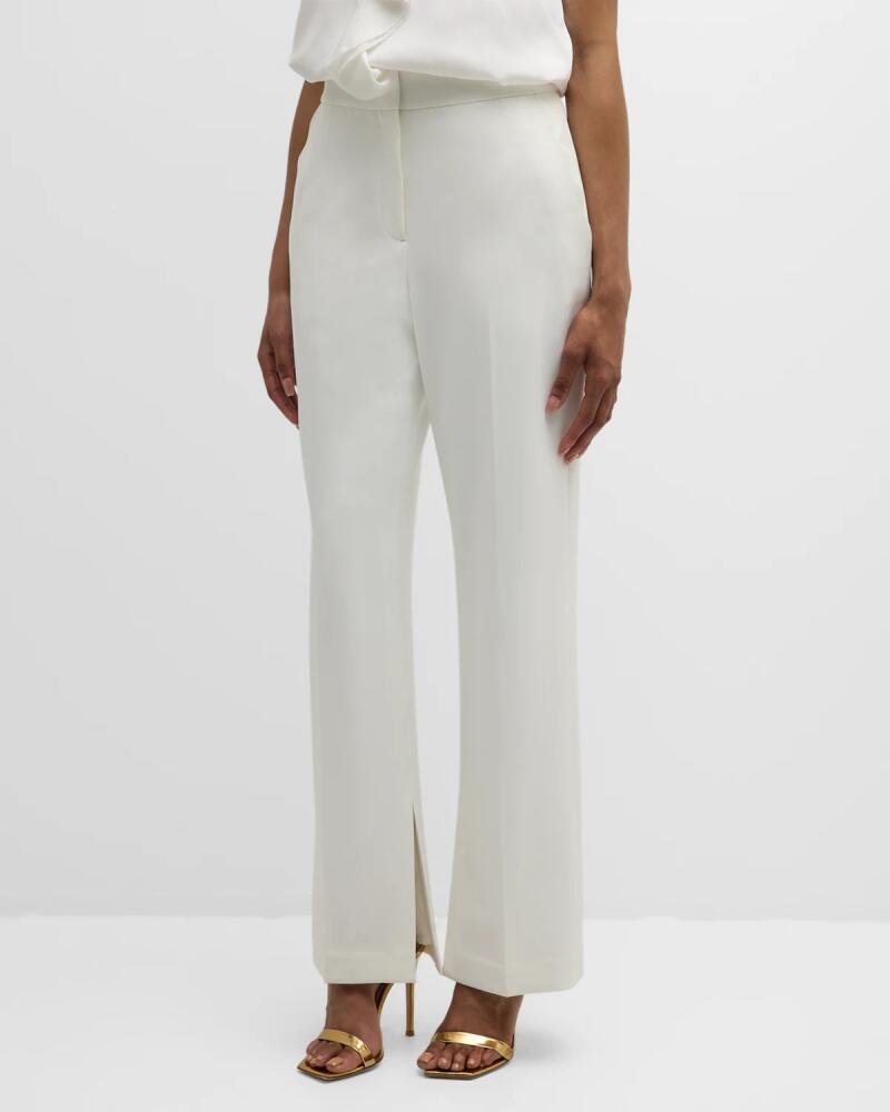 Elie Tahari The Daniela Scalloped Slit-Hem Pants Cover