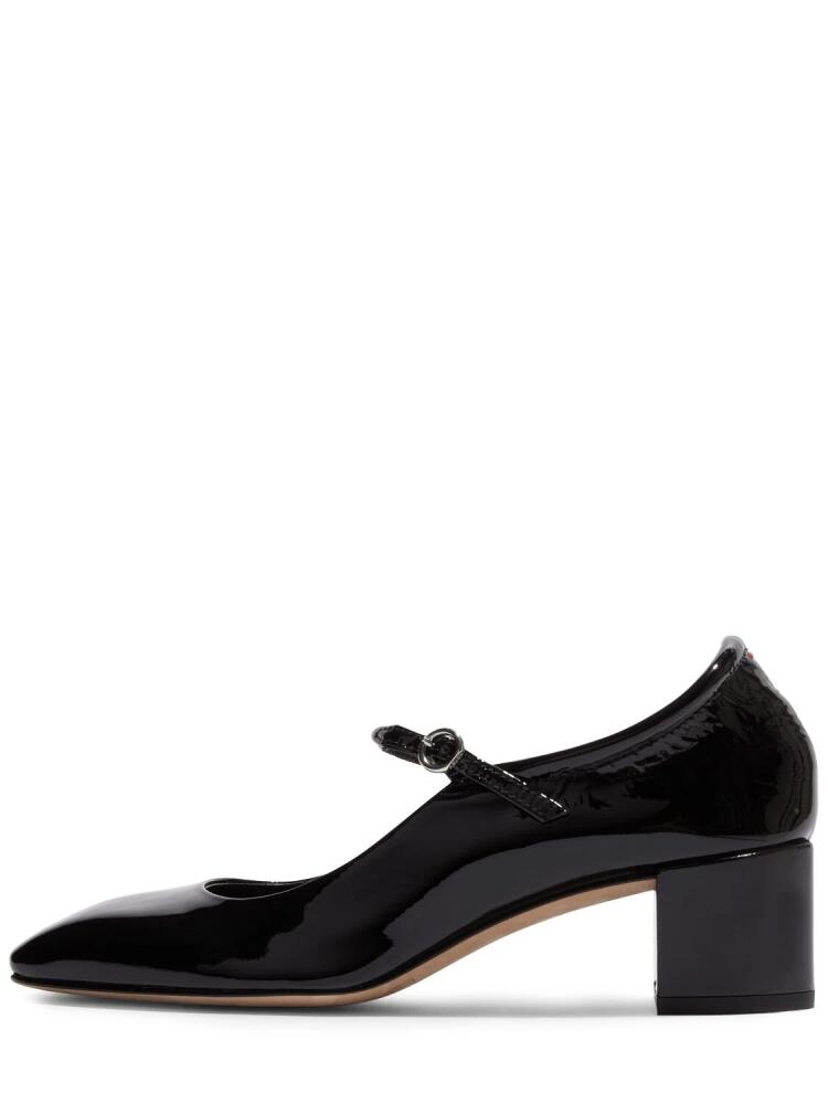 AEYDE 45mm Aline Patent Leather Pumps Cover