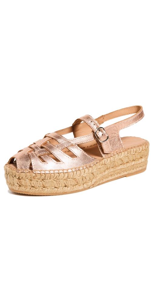 Naguisa Thalis Espadrilles Rose Metal Cover