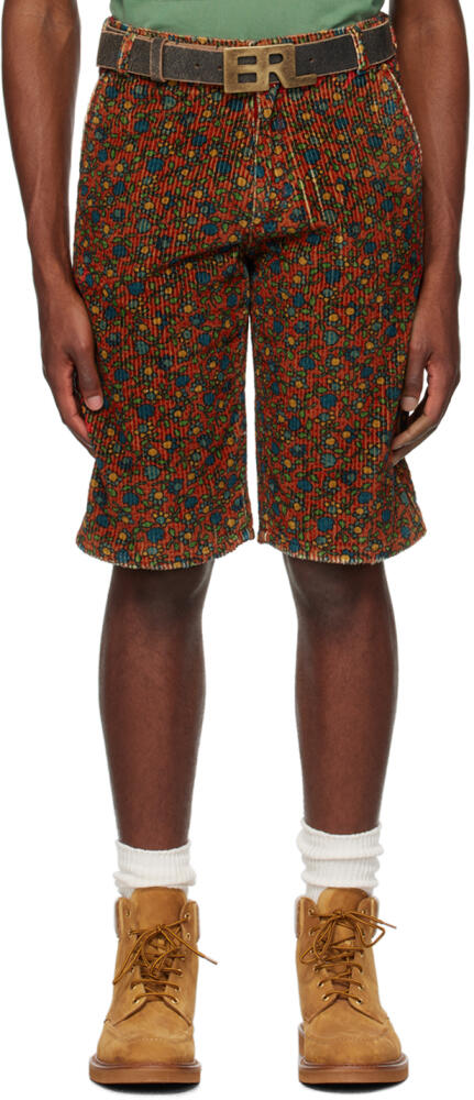 ERL Red Printed Shorts Cover