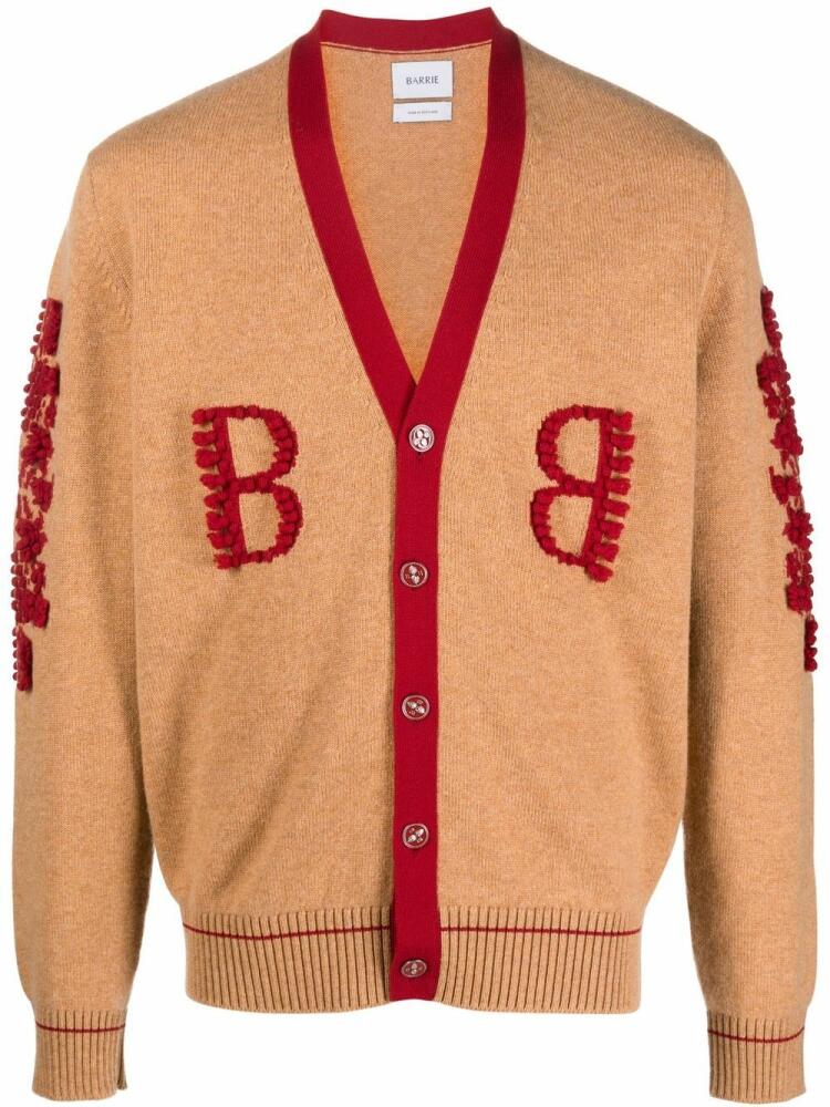 Barrie V-neck cashmere cardigan - Brown Cover