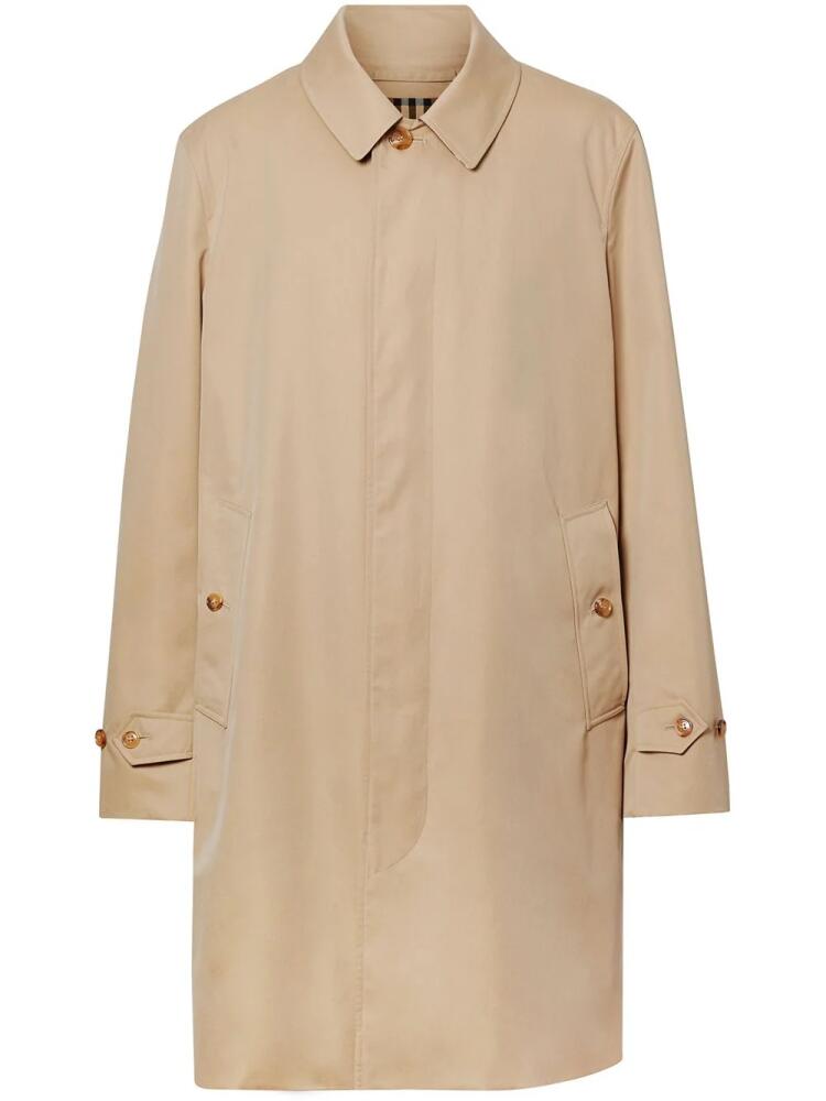 Burberry Cotton Gabardine Car Coat - Brown Cover