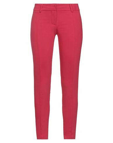 Patrizia Pepe Woman Pants Coral Cotton, Polyester, Elastane Cover