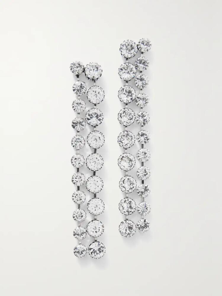 Isabel Marant - Silver-tone Crystal Earrings - One size Cover