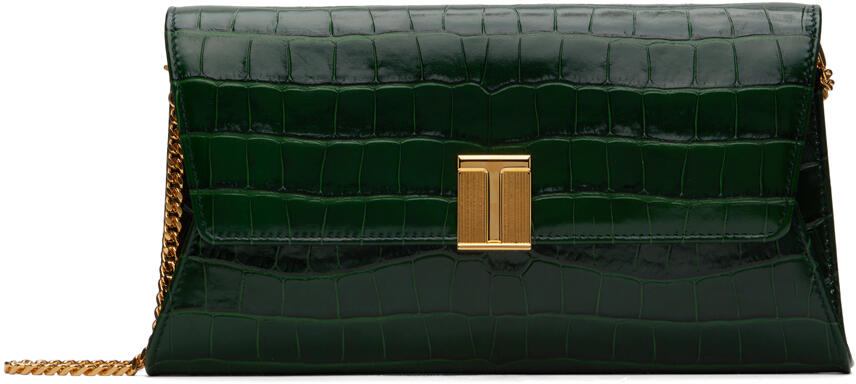 TOM FORD Green Nobile Clutch Cover