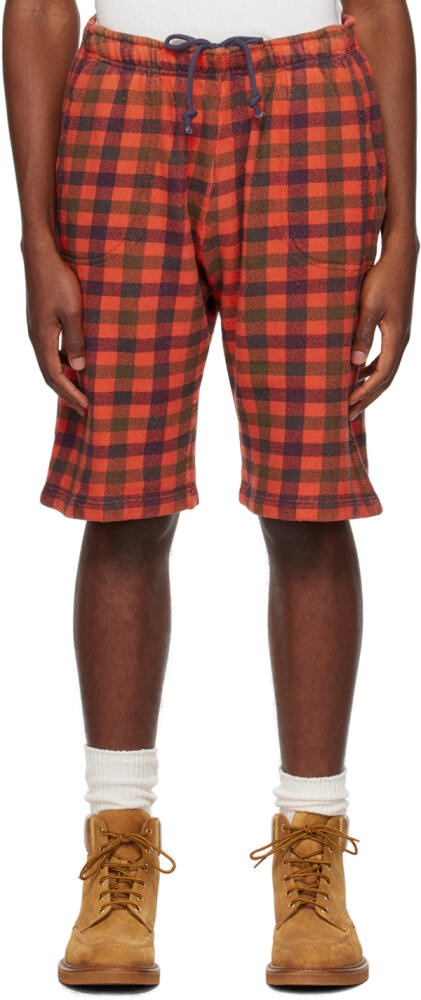 ERL Red Check Shorts Cover