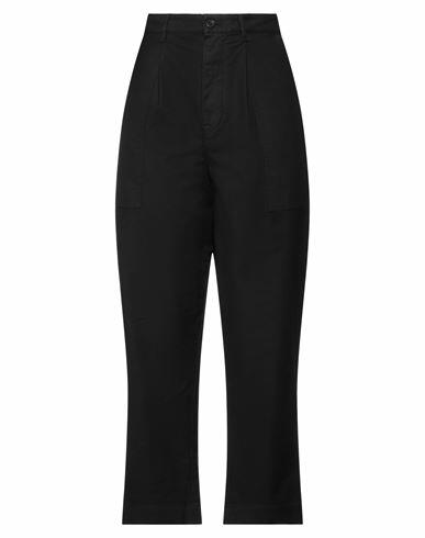 Pence Woman Pants Black Cotton, Elastane Cover