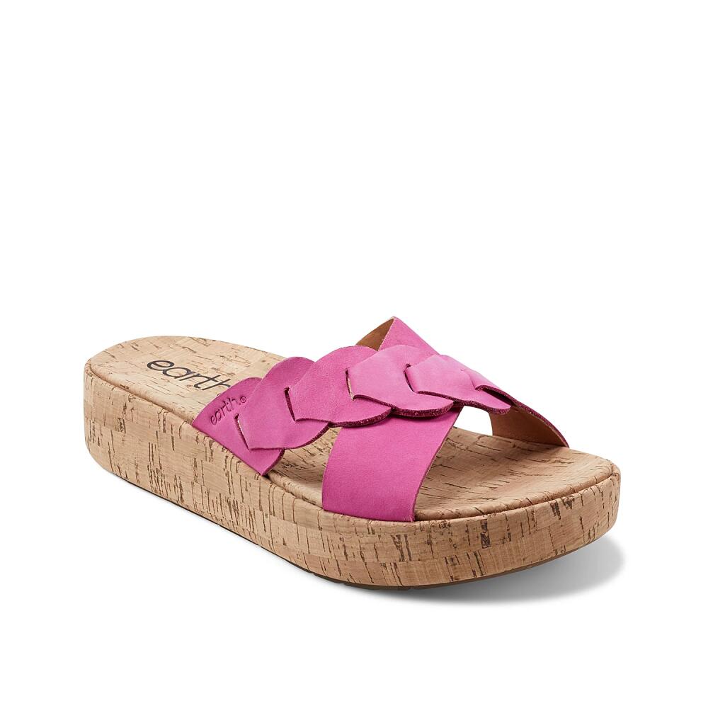 Earth Scotti Wedge Sandal | Women's | Dark Pink Cover