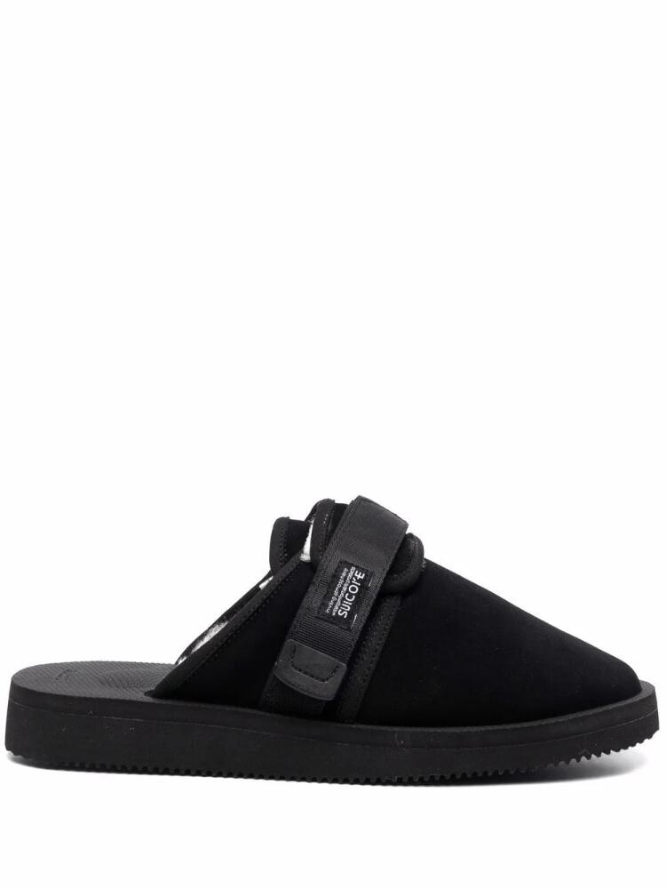 Suicoke shearling-lined slippers - Black Cover