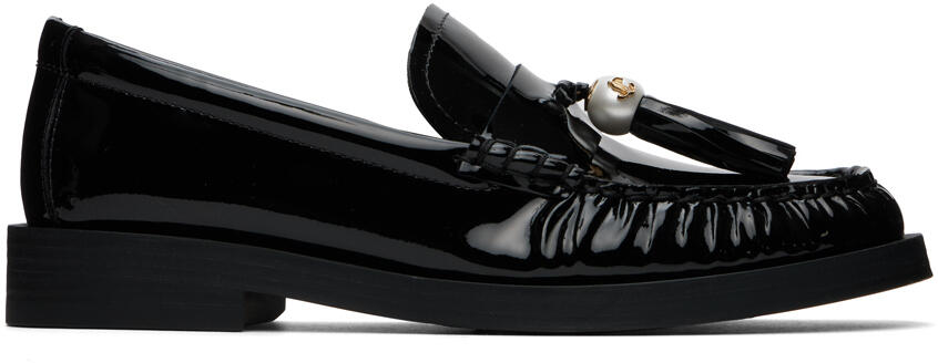 Jimmy Choo Black Addie Loafers Cover