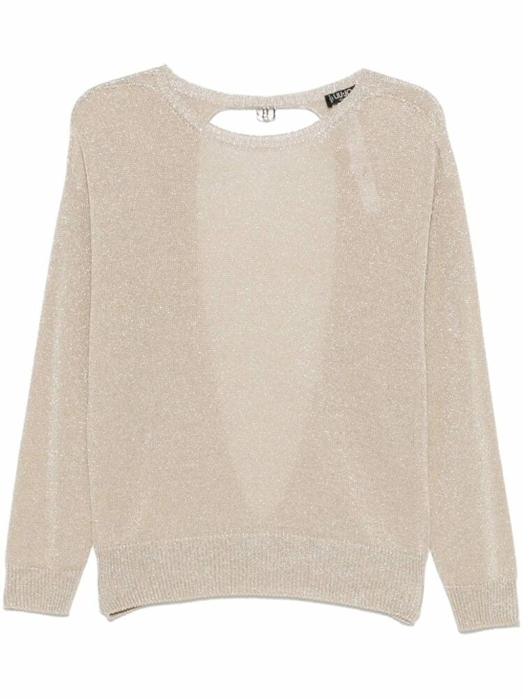 LIU JO lurex sweater - Gold Cover