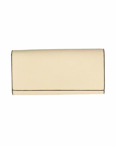 Valextra Woman Wallet Ivory Calfskin Cover