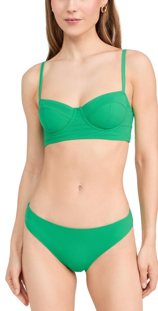 Ulla Johnson Zahara Bikini Top Emerald Cover