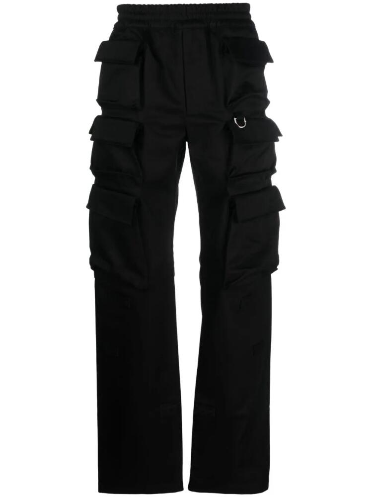 Givenchy multi-pocket cotton cargo trousers - Black Cover