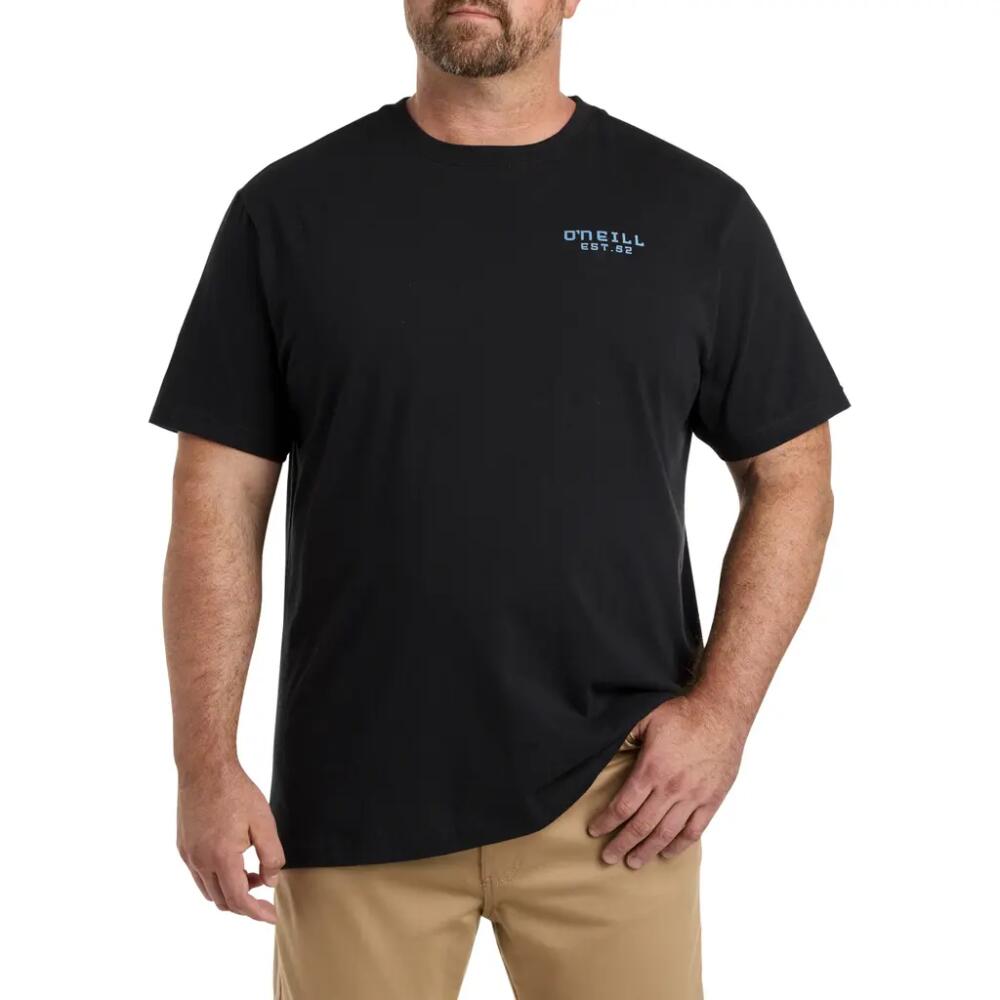 O'Neill Stacked Graphic Tee in Black Cover