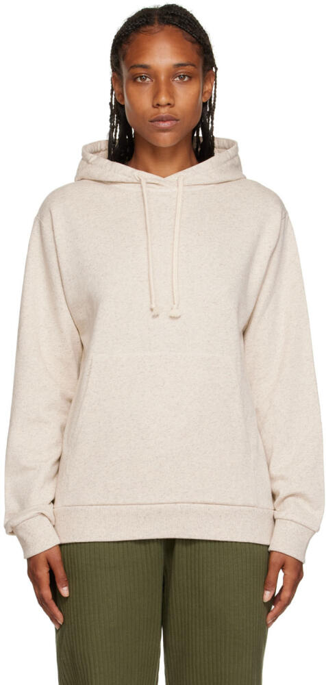 Baserange Beige Organic Cotton Hoodie Cover