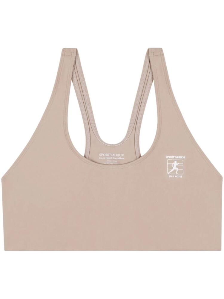 Sporty & Rich Stay Active sports bra - Neutrals Cover