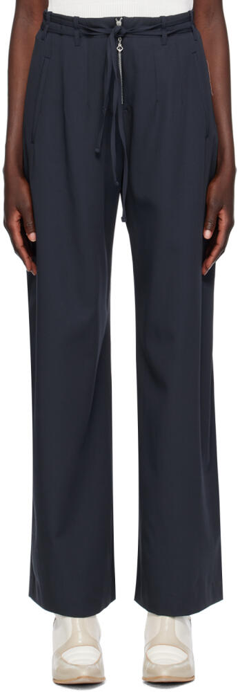 OUR LEGACY Navy Serene Trousers Cover