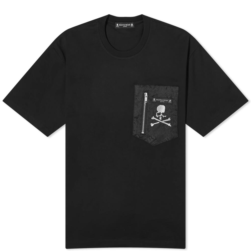 mastermind JAPAN Men's Zip Pocket T-Shirt in Black Cover