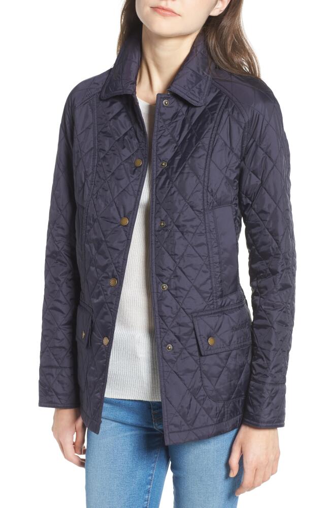 Barbour Beadnell Summer Quilted Jacket in Navy Cover