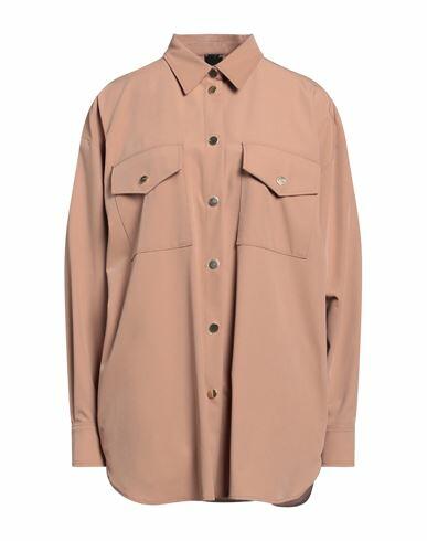 Pinko Woman Shirt Camel Polyester, Viscose, Elastane Cover