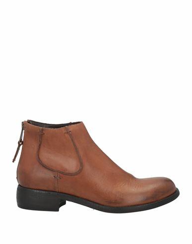 Strategia Woman Ankle boots Tan Soft Leather Cover