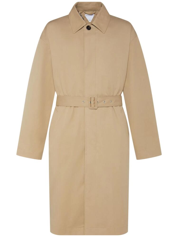 BOTTEGA VENETA Light Cotton Twill Trench Coat Cover