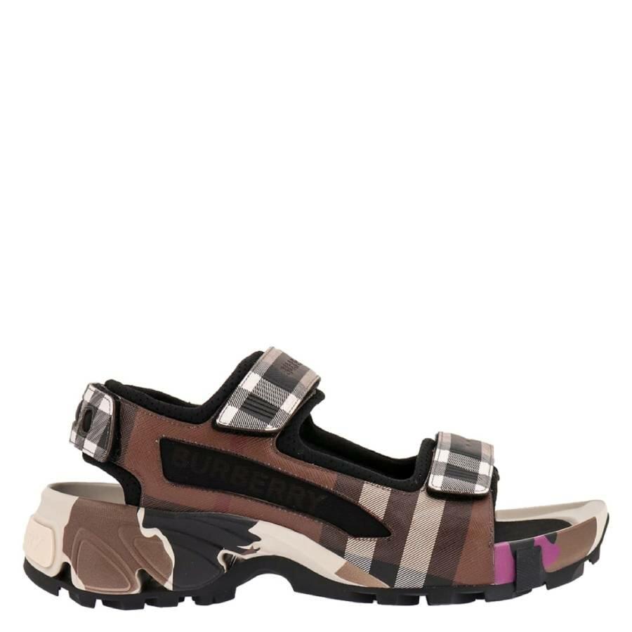 Burberry Check-Pattern Arthur Sandals Cover