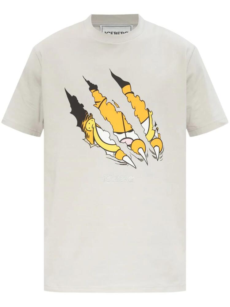 Iceberg Garfield print T-shirt - Grey Cover