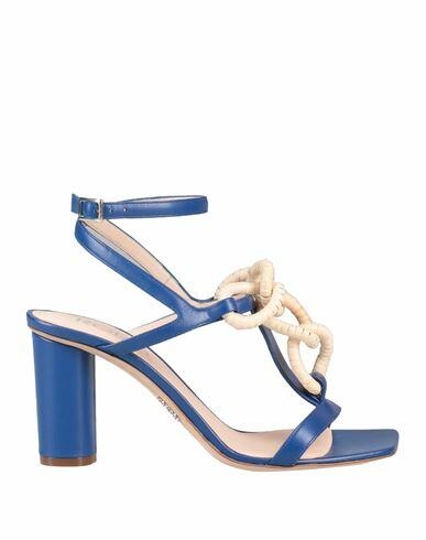 Rodo Woman Sandals Blue Soft Leather Cover