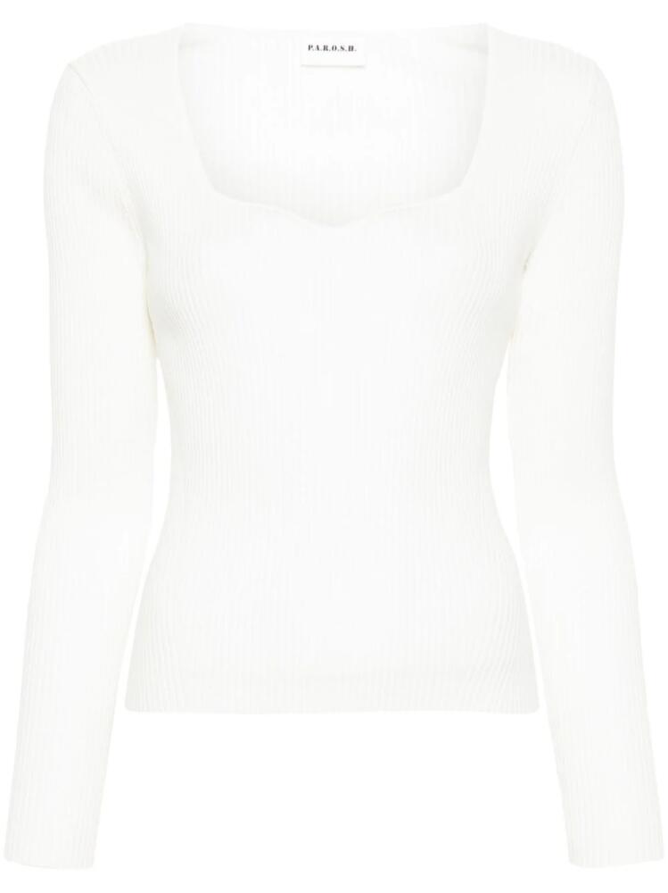 P.A.R.O.S.H. Romy sweater - White Cover