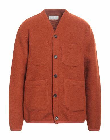 Universal Works Man Cardigan Rust Wool, Polyester Cover