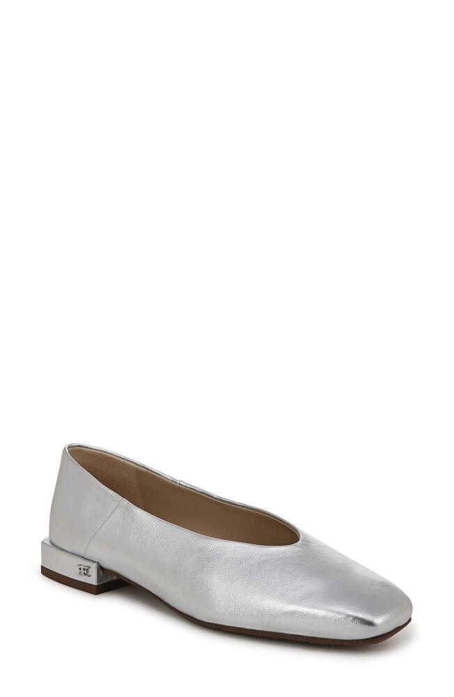 Sam Edelman Kasey Square Toe Pump in Soft Silver Cover