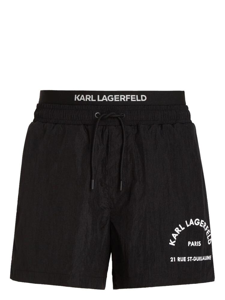 Karl Lagerfeld Rue St-Guillaume swim shorts - Black Cover