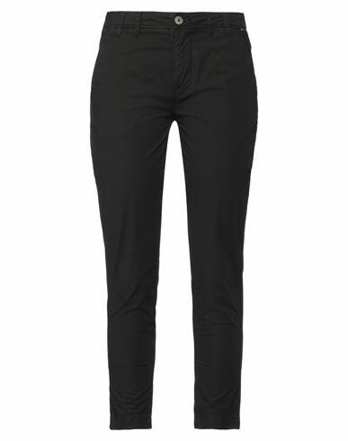 Teleria Zed Woman Pants Black Cotton, Lycra Cover