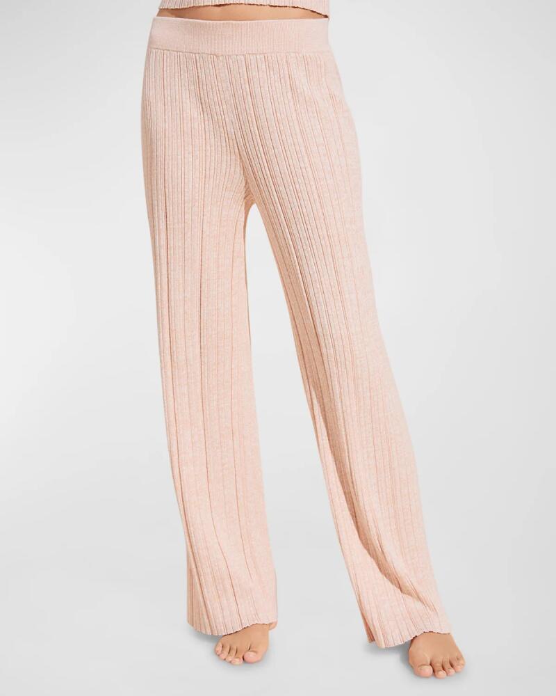 Eberjey Infinite Ribbed Straight-Leg Lounge Pants Cover