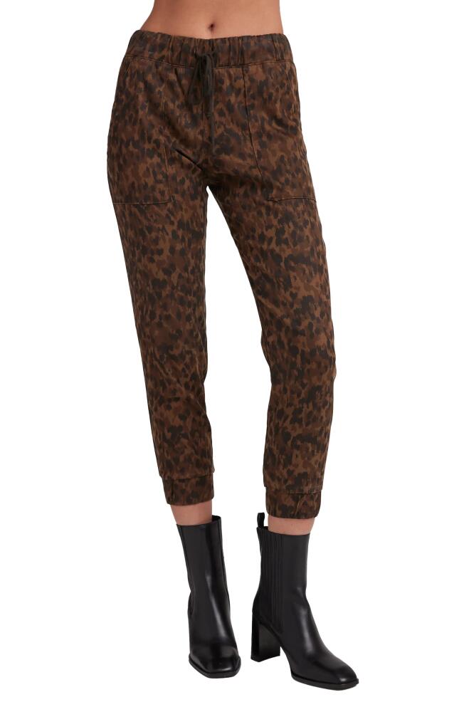 Bella Dahl Leopard Print Pocket Joggers in Animal Camo Print Cover