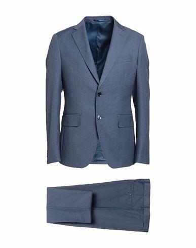 Herman & Sons Man Suit Slate blue Polyester, Viscose Cover