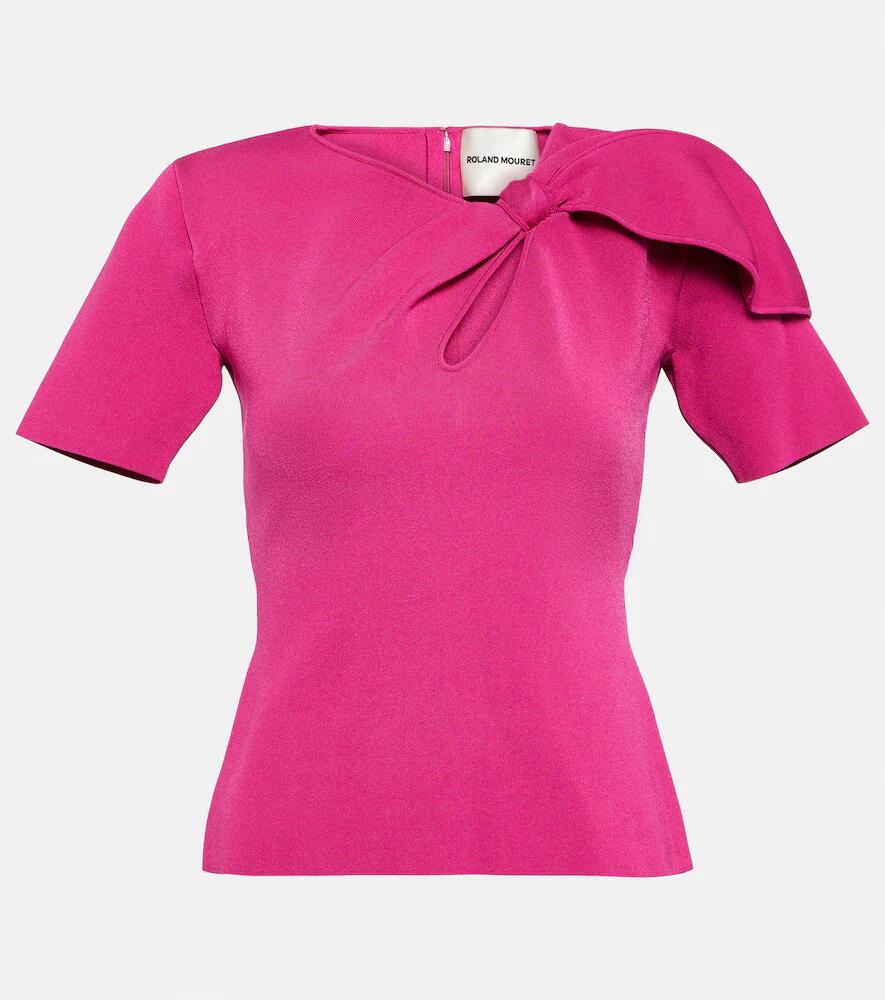 Roland Mouret Asymmetric cutout top Cover