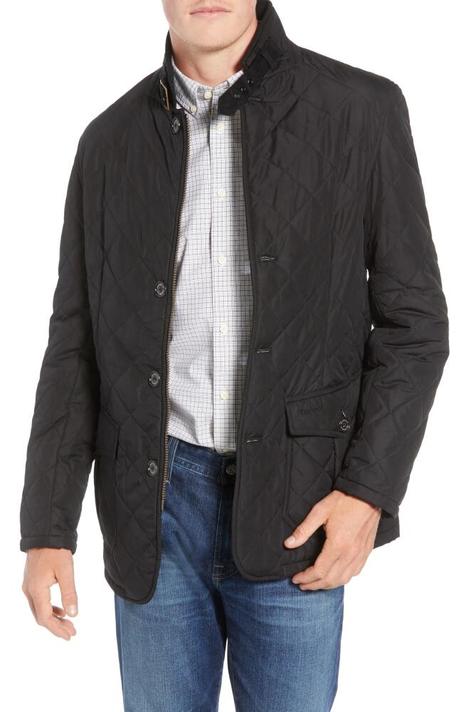 Barbour Lutz Quilted Jacket in Black Cover