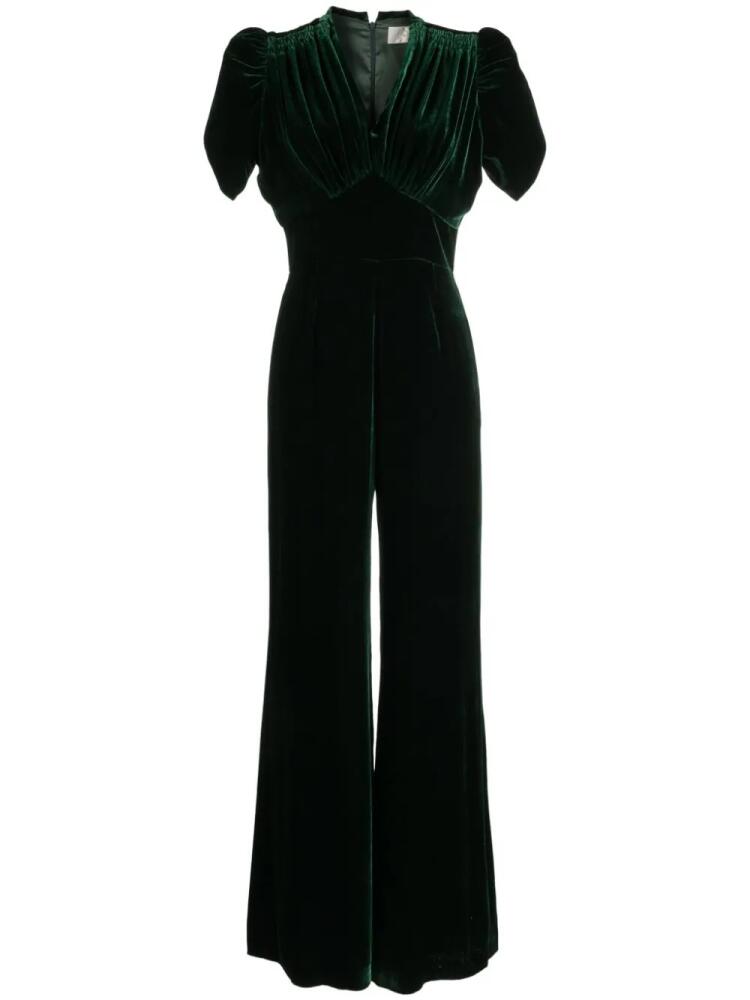 JANE Ravelle v-neck jumpsuit - Green Cover