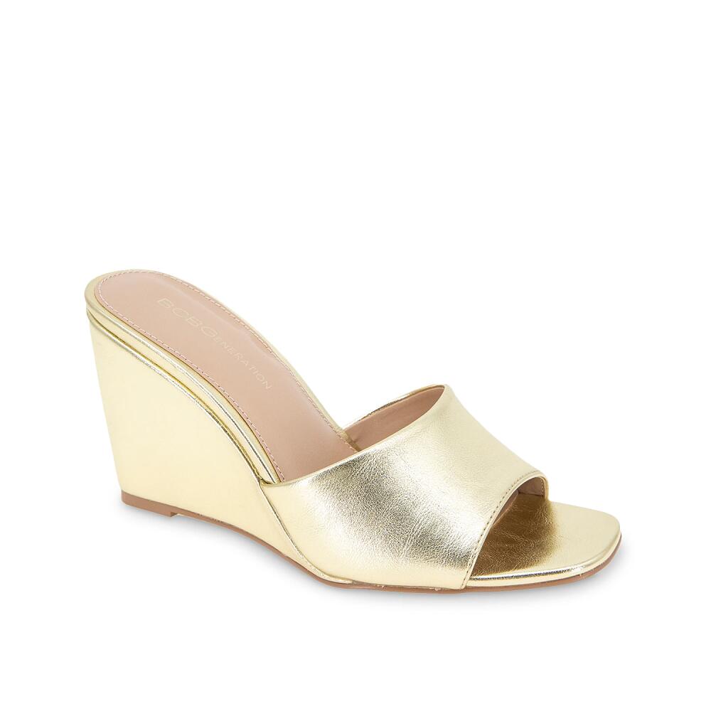 BCBGeneration Giani Wedge sandal | Women's | Gold Metallic Cover