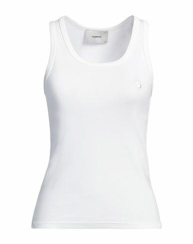 Coperni Woman Tank top White Cotton Cover