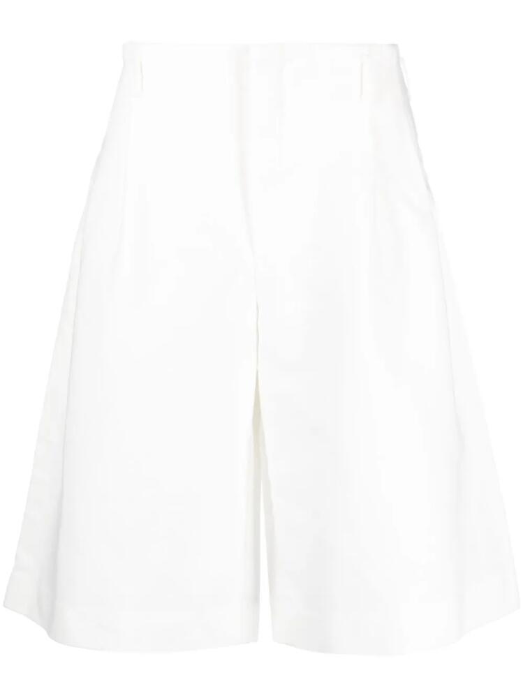 Comme des Garçons Homme Plus wide-leg tailored shorts - White Cover