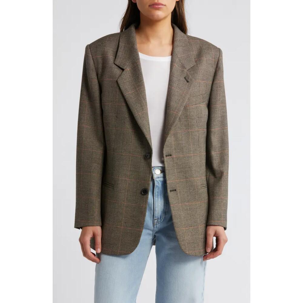 FRAME Grandfather Blazer in Brown Multi Cover