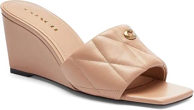 COACH Emma Wedge (Buff) Women's Shoes Cover