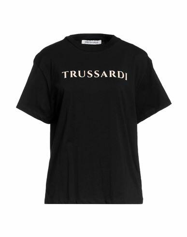 Trussardi Woman T-shirt Black Cotton Cover