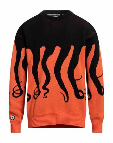 Octopus Man Sweater Orange Cotton Cover